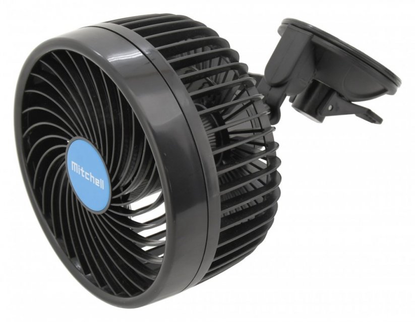 Fan MITCHELL 150mm 12V on suction cup