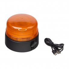 AKU LED maják, 36xLED oranžový, magnet, ECE R65