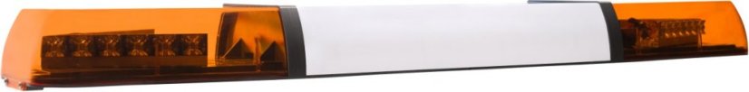 LED svetelná rampa Optima 90 110cm, Oranžová, biely stred, EHK R65 - Farba: Oranžová, Biely stred: Áno, Kryt: Farebný, LED moduly: 4ml
