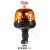 LED maják oranžový 12 / 24V, montáž na držiak, LED 10X 1,8W, R65