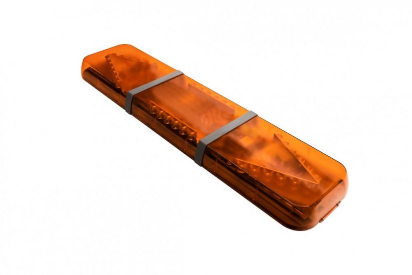 LED lightbar Optima 60 90cm, Orange, ECE R65 - Color: Orange, Lens: Colored, LED modules: 4ml