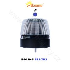 LED maják modrý 12/24V, pevná montáž, 24X3W LED, R65