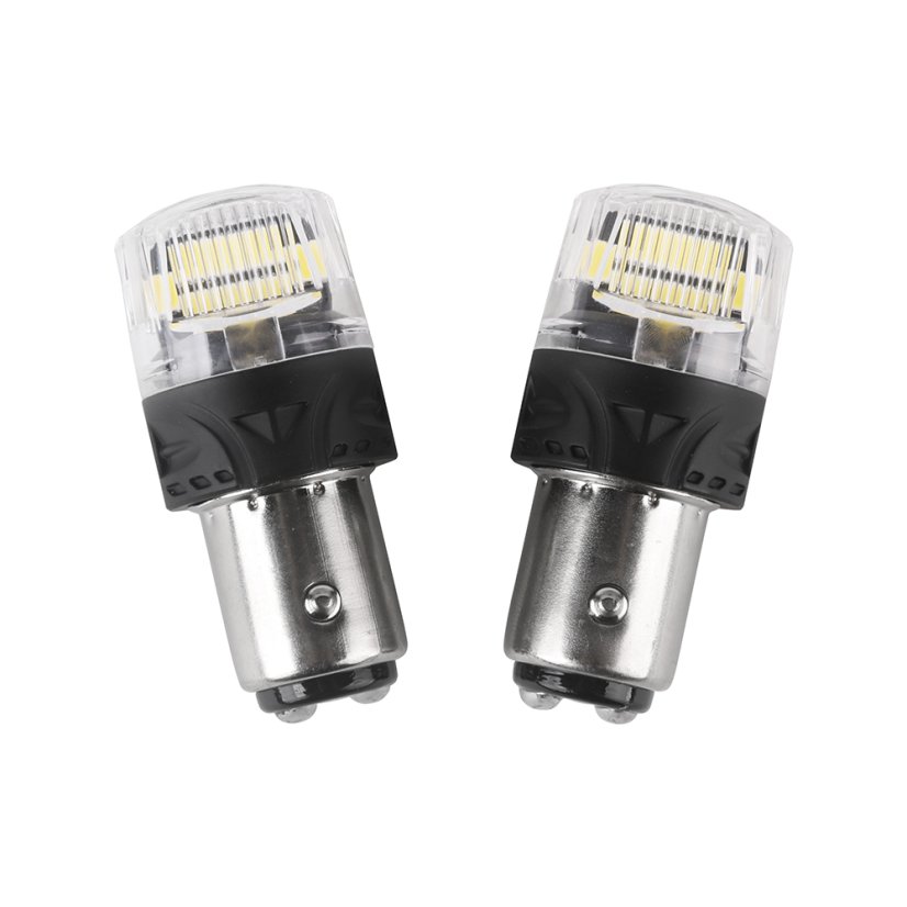 LED BAY15D bílá, 12V, 16LED 2835SMD