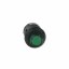 Kulaté 6A zelené LED tlačítko 