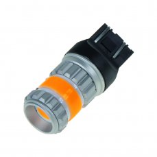 LED T20 (7443) oranžová, COB 360⁰, 9-60V, 12W