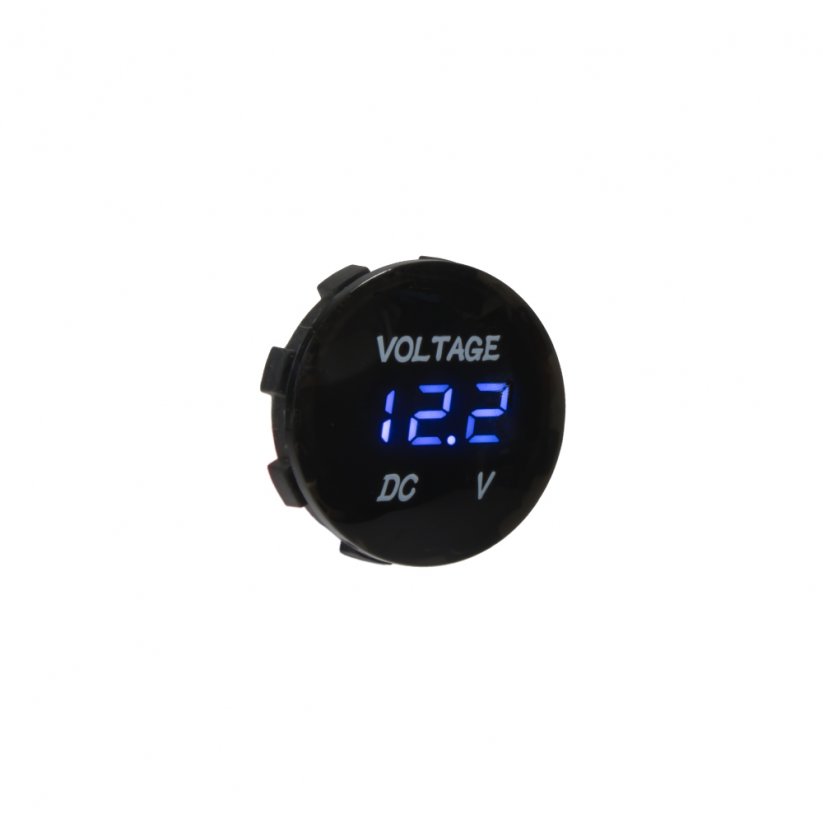 Digital voltmeter 5-48V blue