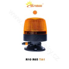 LED maják oranžový 12/24V, vákuový držiak, 24X3W LED, R65