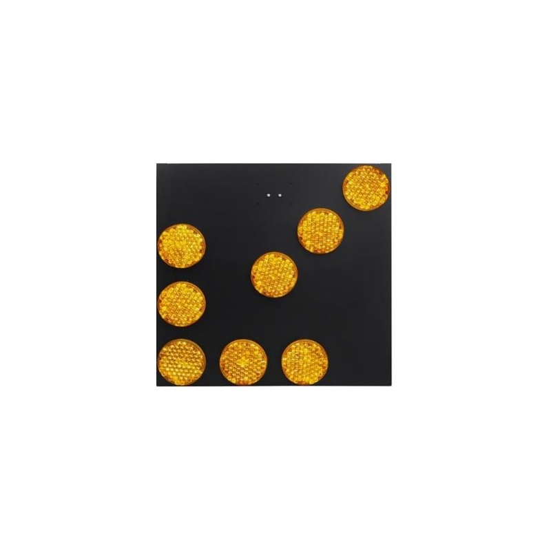 LED světelná šipka 105X105 cm 12/24V 8X L8H, EN 123521