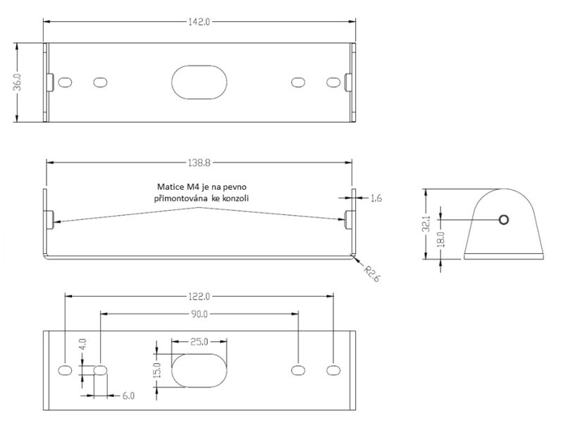 Universal holder for warning lights