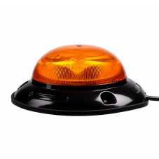 Fixed-mount amber LED beacon, 12-24 V, 16x 3 W, ECE R65