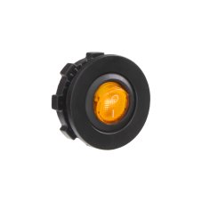 Rocker switch, round, 20A, orange with backlight