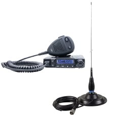 CB PNI Escort sada rozhlasové stanice HP 6500 ASQ + CB PNI ML145 anténa s magnetem