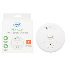 Wi-Fi dymový detektor PNI A024 s alarmom 85 dB