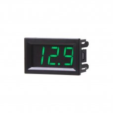 Digital voltmeter, green