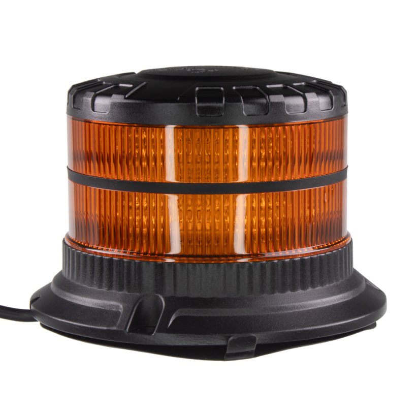 LED beacon, 12-24V, 16xLED orange, magnet, ECE R65