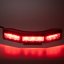 PROFI externé LED výstražné svetlo, červené, 12-24V, ECE R65