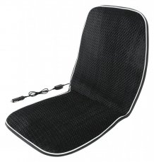 Heated seat cover with thermostat 12V BLACK MAGIC