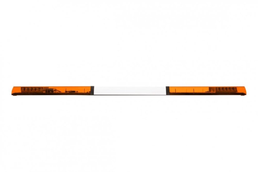 LED majáková rampa Optima 60 160cm, Oranžová, bílý střed, EHK R65 - Barva: Oranžová, Bílý střed: Ano, Kryt: Barevný, LED moduly: 4ml