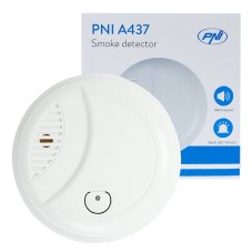 Dymový detektor PNI A437, alarm 85 dB, batéria 9 V