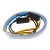 LED strip, dynamic indicators orange / position lights white, 45 cm
