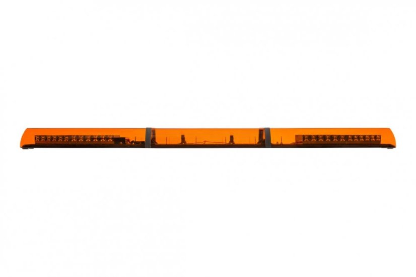 LED majáková rampa Optima 90C 160cm, Oranžová, EHK R65 - Barva: Oranžová, Bílý střed: Ne, Kryt: Barevný, LED moduly: 4ml