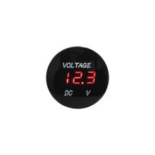 Digitálny voltmeter 5-48V červený