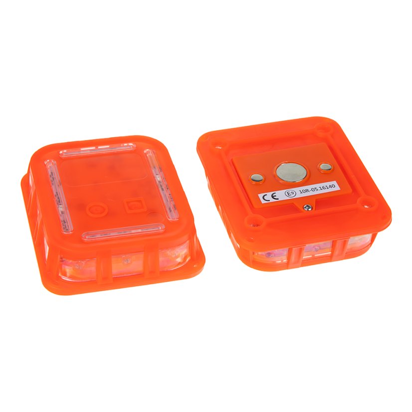 Intelligent LED warning light 16LED, set of 6