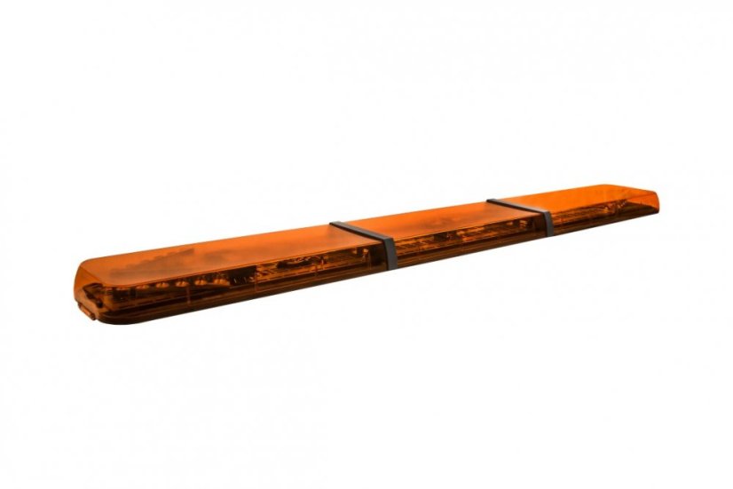 LED majáková rampa Optima 60C 160cm, Oranžová, EHK R65 - Barva: Oranžová, Bílý střed: Ne, Kryt: Barevný, LED moduly: 4ml