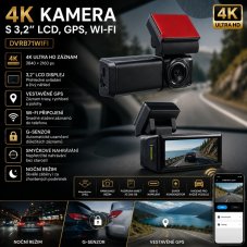 4K kamera s 3,2" LCD, GPS, Wi-Fi