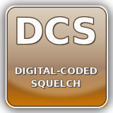 Digitálny kódový squelch: otvorí príjem len pre správny kód.