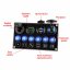 Panel s 6x spínači + 4x USB PD/voltmetr/CL zásuvka, 12/24V