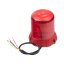 Robust red LED beacon, red aluminium, 96W, ECE R65