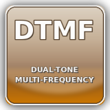 DTMF: dvojtónová voľba pre selektívne volanie, ovládanie alebo identifikáciu.