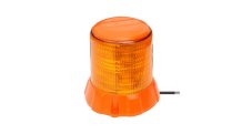 Robust orange LED beacon, orange aluminium, 96W, ECE R65