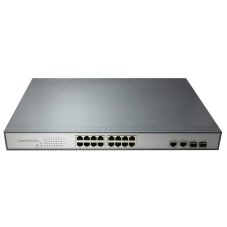 Switch s 16 porty 10 / 100Mbps a 2 porty 10/100 / 1000Mbps