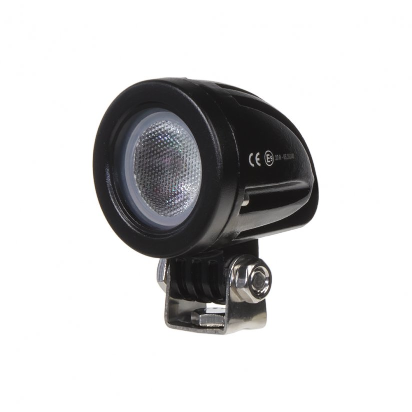 LED round light (also for motorcycle), 1x 10W, 57mm, ECE R10