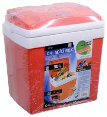 Chladiaci box 30 litrov ČERVENÝ 230/12V displej s teplotou