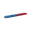 LED lightbar Montana 160cm, Blue-red, ECE R65 - Lens: Colored, LED modules: 10ml