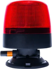 LED beacon red 12/24V, vacuum holder, 24X3W LED, R65