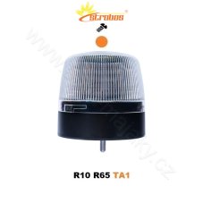 LED maják oranžový 12/24V, pevná montáž, 24X3W LED, R65