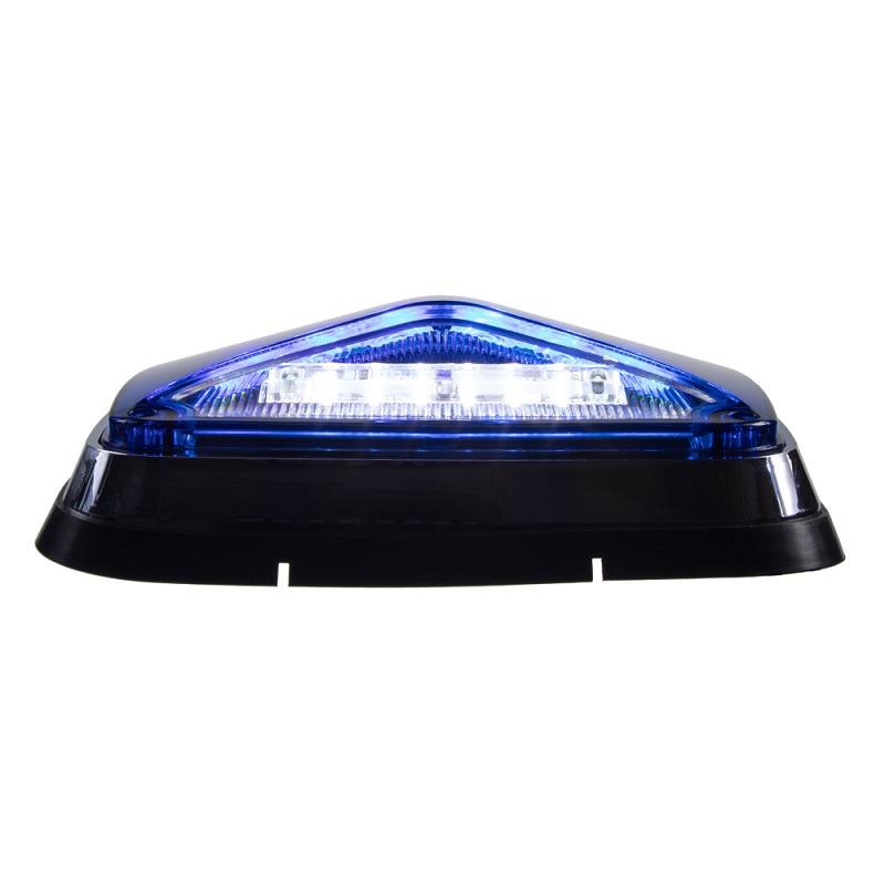 LED profi výstražné svetlo modré 12 / 24V, R65