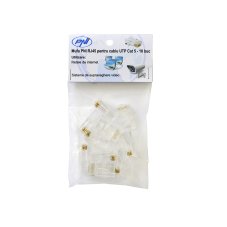 RJ45 connector for Cat 5 UTP cable, 10 pcs