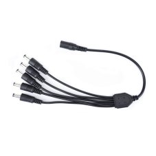 1x5 splitter for powering DVRs and surveillance cameras