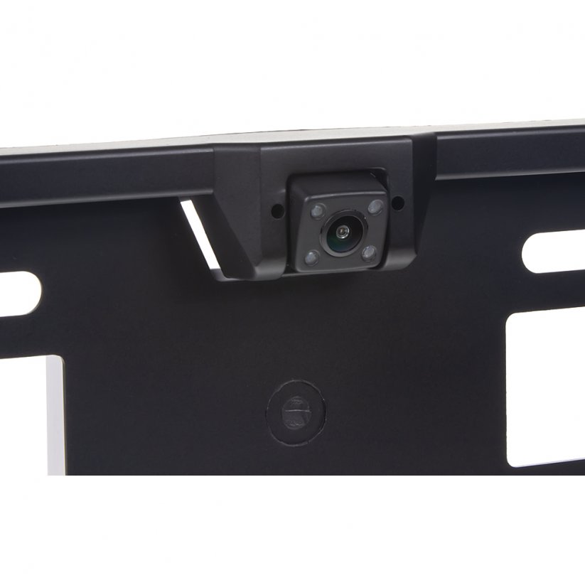 Camera with license plate frame, PAL / NTSC, 12-24V