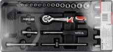 Vložka do zásuvky - nástrčné kľúče 25ks 3,5-14mm