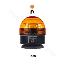 AKU LED maják, 30x1W oranžový, magnet