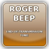 Tón na konci vysielania signalizuje uvoľnenie PTT (zvyčajne voliteľný).