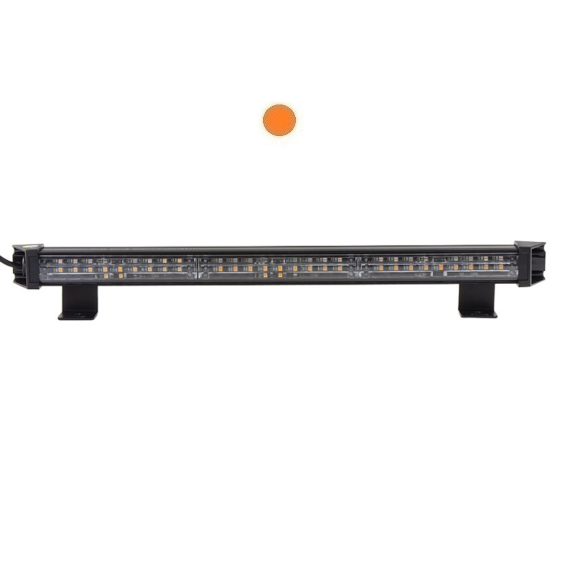 LED alej voděodolná (IP67) 12-24V, 27x LED 1W, oranžová 484mm
