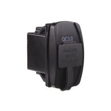 USB nabíječka QC3.0 + USB-C, "Rocker" 12/24V, 48W