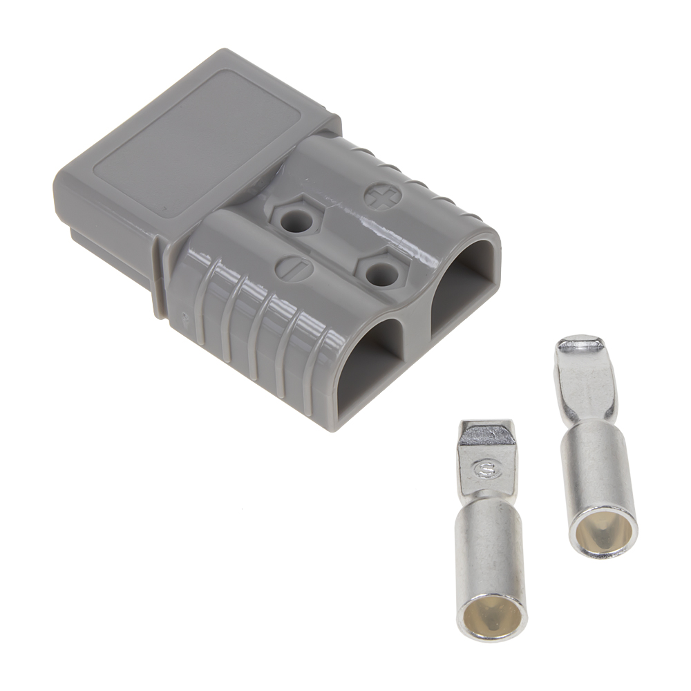 Connecteur Anderson Plug 6AWG - 120A/600V - Zwart - Par 1 pièce(s)